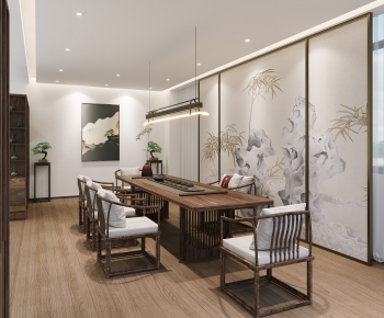 New Chinese Style Tea House-ID:596062906