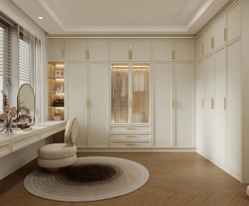 Modern Clothes Storage Area-ID:351391086