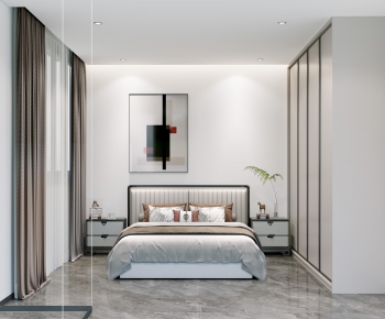 New Chinese Style Bedroom-ID:932439094