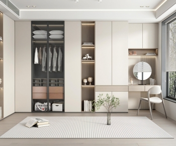 Modern Clothes Storage Area-ID:906729944