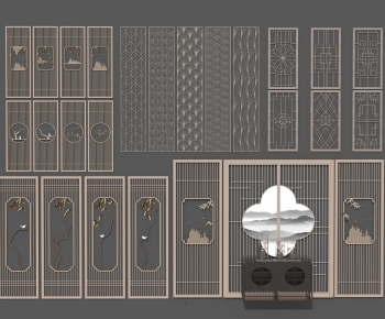 New Chinese Style Partition-ID:447805885