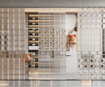 Modern Glass Screen Partition-ID:257225994