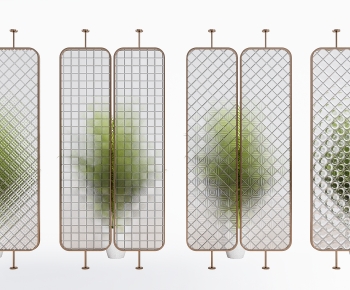 Modern Glass Screen Partition-ID:620645052