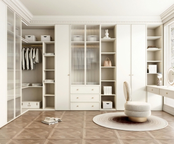 French Style Clothes Storage Area-ID:541636945