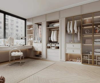 Modern Clothes Storage Area-ID:180846932