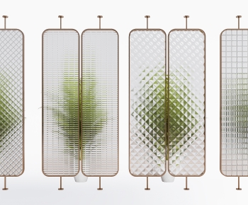 Modern Glass Screen Partition-ID:260720018