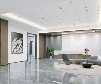 Modern Office Reception Desk-ID:447698127