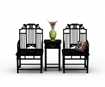 Chinese Style Lounge Chair-ID:933621888