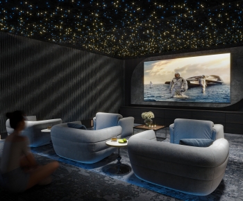 Modern Audiovisual Room-ID:450504064