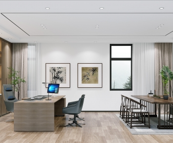 New Chinese Style Manager's Office-ID:954171903
