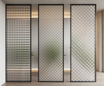 Modern Glass Screen Partition-ID:975851062