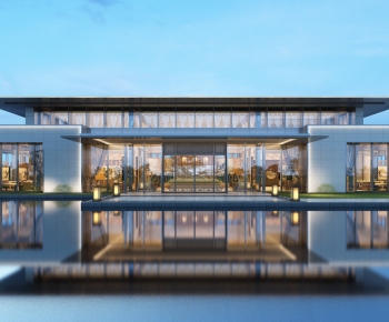 New Chinese Style Appearance Of Commercial Building-ID:518080003