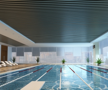 Modern Swimming Pool-ID:307833915