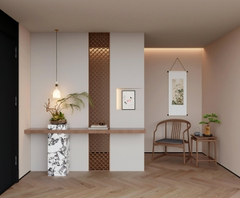 New Chinese Style Hallway-ID:375674017