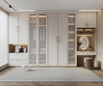 Modern Clothes Storage Area-ID:639111046
