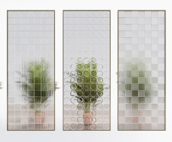 Modern Glass Screen Partition-ID:771410518