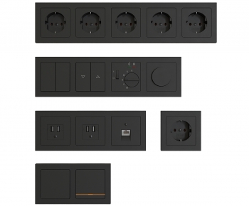 Modern Switch Socket Panel-ID:207914114