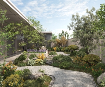 Modern Courtyard/landscape-ID:851388934