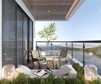 Modern Leisure Balcony-ID:106950043