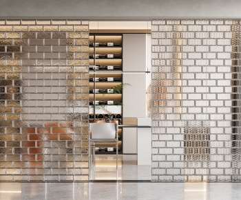 Modern Glass Screen Partition-ID:472199993
