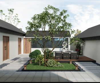 New Chinese Style Courtyard/landscape-ID:920114046