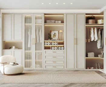 Modern Clothes Storage Area-ID:502335079