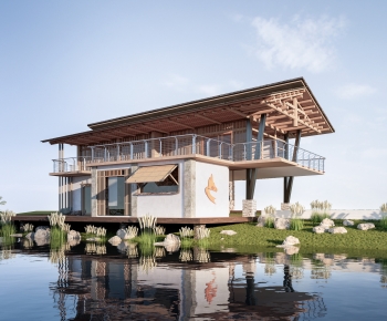 New Chinese Style Appearance Of Commercial Building-ID:941601045