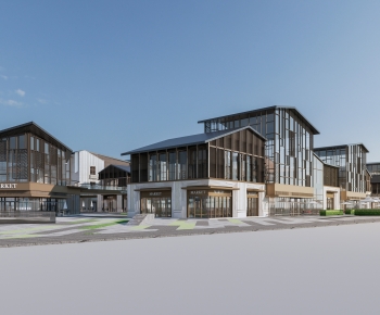 New Chinese Style Commercial Street-ID:459422116