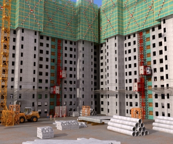 现代施工工地-ID:303330906