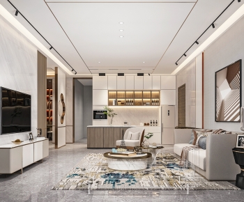 Modern A Living Room-ID:859294898