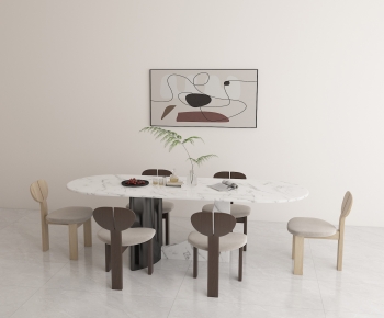 Modern Dining Table And Chairs-ID:994344955