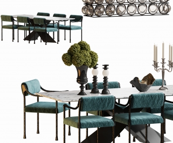 Modern Dining Table And Chairs-ID:817370482