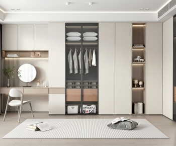 Modern Clothes Storage Area-ID:472467905