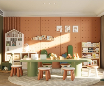 Modern Children's Room Activity Room-ID:956398015