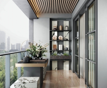 Modern Leisure Balcony-ID:974180945
