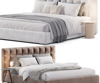 Modern Double Bed-ID:383179224