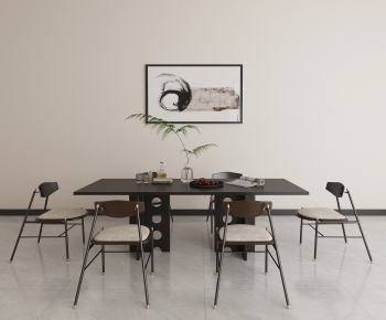 Modern Dining Table And Chairs-ID:608604912