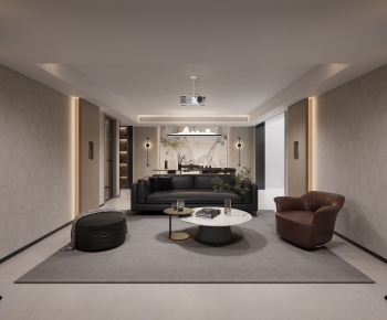 Modern A Living Room-ID:251749992