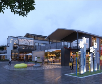 Modern Commercial Street-ID:994772919