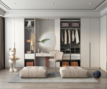 Modern Clothes Storage Area-ID:769891023