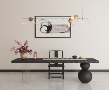 New Chinese Style Tea Tables And Chairs-ID:817929036