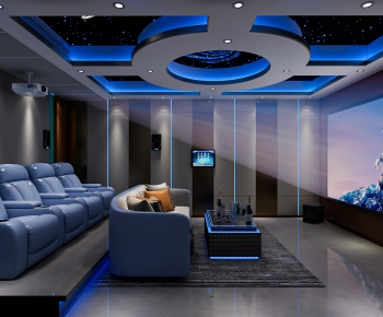 Modern Audiovisual Room-ID:912808904