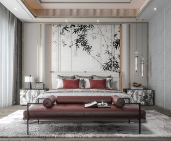 New Chinese Style Bedroom-ID:752932073
