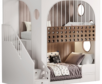 Modern Bunk Bed-ID:818948031