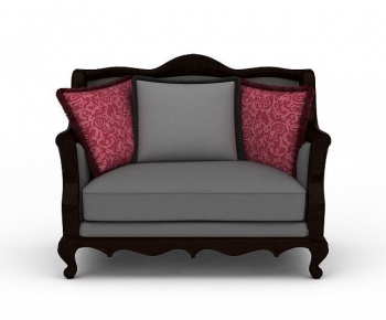 European Style Single Sofa-ID:416146043