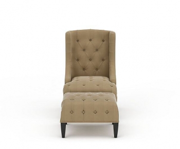 American Style Single Sofa-ID:346543074
