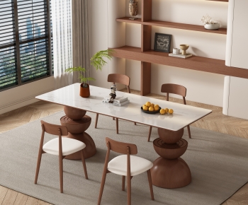 Modern Dining Table And Chairs-ID:485676058