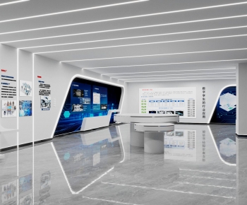 Modern Exhibition Hall-ID:464488032