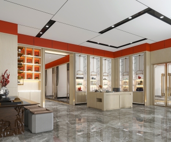 New Chinese Style Teahouse Tea House-ID:613835109