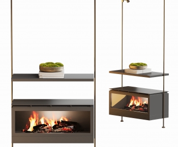 Modern Fireplace-ID:494091031